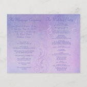 Paarse trouwprogramma's (Achterkant)