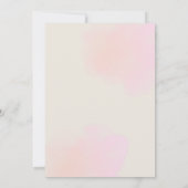 paarse trouwuitnodiging kaart (Achterkant)