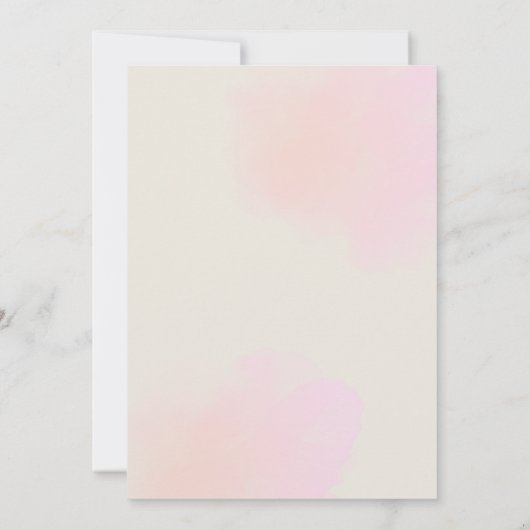 paarse trouwuitnodiging kaart (Achterkant)