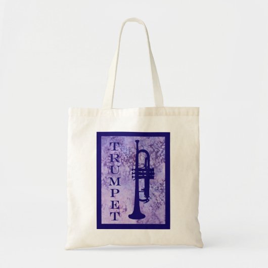 Paarse trumpet! tote bag (Voorkant)