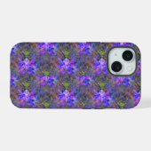 Paarse tuin...... iPhone 15 case (Achterkant horizontaal)