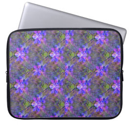 Paarse tuin...... laptop sleeve