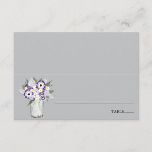 Paarse Tuin Metselaars Pot   Begeleider Plaatskaar Kaart