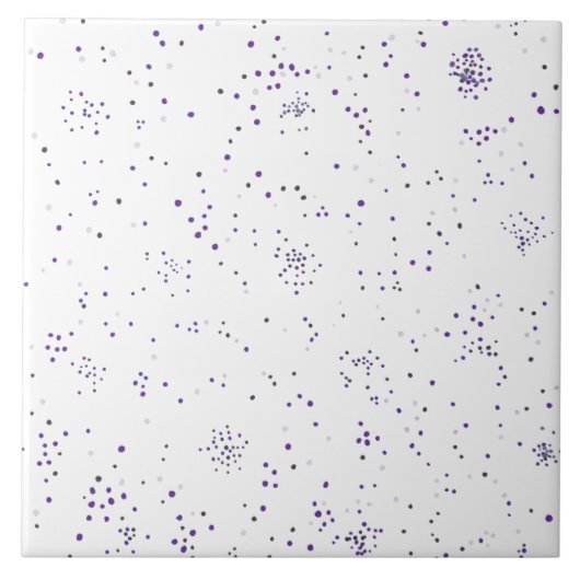 Paarse tuin tegeltje (Voorkant)