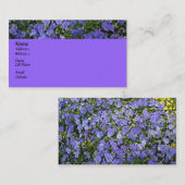 Paarse tuin visitekaartje (Voorkant / Achterkant)