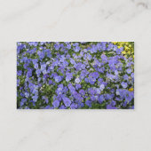 Paarse tuin visitekaartje (Achterkant)