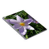  paarse tuinbloem. 美 丽 紫 色 花 notitieboek (Rechterzijde)