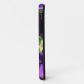 Paarse tuinbloemen Case-Mate iPhone case (Achterkant/links)