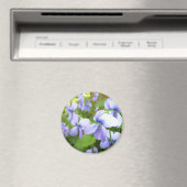 Paarse tuinbloemen magneet (Insitu (Vaatwasser))