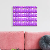 Paarse Tulip Canvas Afdruk (Insitu (Woonkamer))