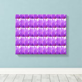 Paarse Tulip Canvas Afdruk (Insitu (Houten vloer))