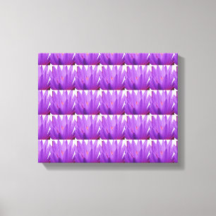 Paarse Tulip Canvas Afdruk