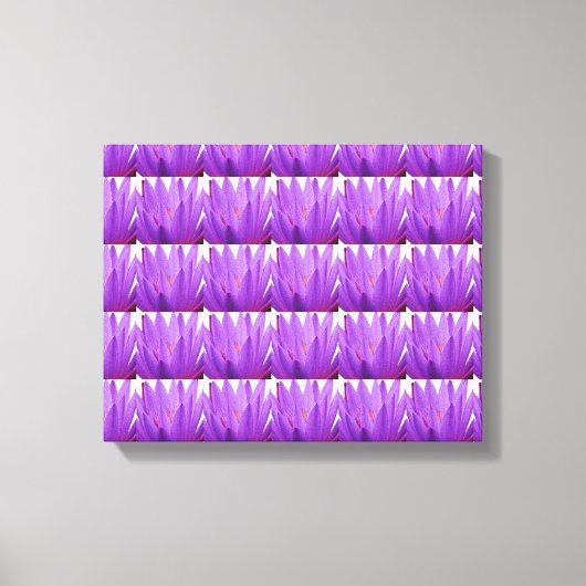 Paarse Tulip Canvas Afdruk (Voorkant)