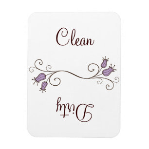 Paarse Tulip Dishwasmachine Clean - Vuile magneten