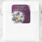 Paarse Tulip Foto Sticker Vrijgezellenfeest (Tas)