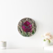 Paarse Tulip klok (Huis)