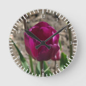 Paarse Tulip klok (Voorkant)