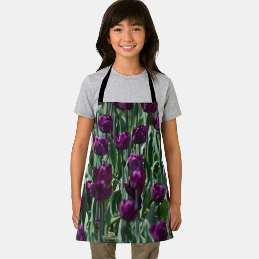 Paarse Tulip Schort (Insitu)