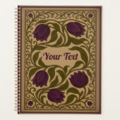Paarse Tulp  Bloemenplanner Planner (Voorkant)