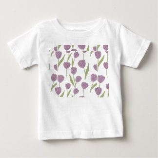 Paarse Tulp Bloempatroon