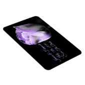 Paarse tulp bruiloft-opslaan van de datum * aanpas magneet (Rechterzijde)