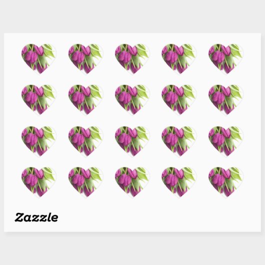 PAARSE TULP ENVELOP SEAL STICKERS (Vel)