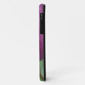 Paarse Tulp met waterdruppels Case-Mate iPhone Case (Achterkant/links)