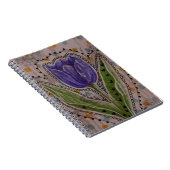 Paarse Tulp Notitieboek (Rechterzijde)