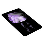 Paarse Tulp *personaliseer/aanpassen* Magneet (Rechterzijde)