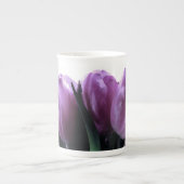 Paarse Tulp Spring Florals Specialty Mokken (Voorkant)