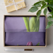 Paarse tulp tissuepapier (Geschenk)