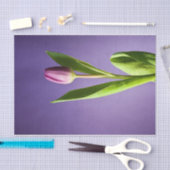 Paarse tulp tissuepapier (Craft)