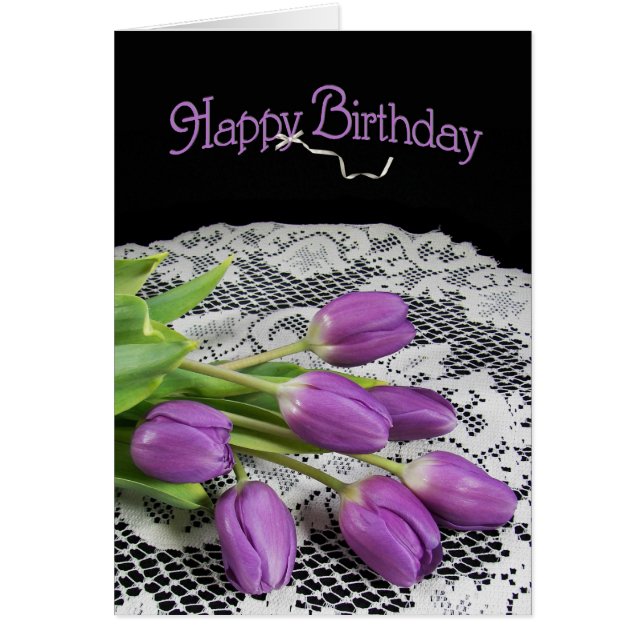 Paarse Tulpen (Voorkant)