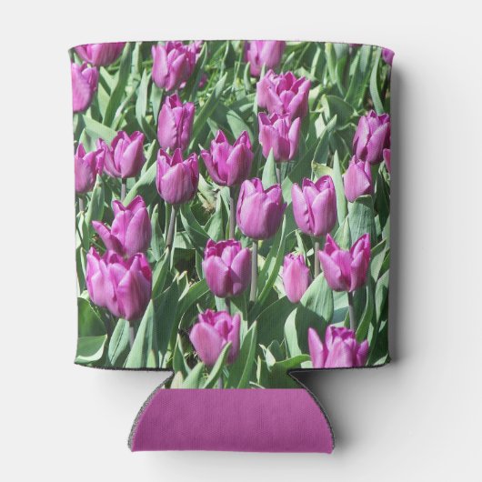 Paarse Tulpen Blikjeskoeler (Achterkant)