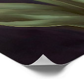 Paarse Tulpen Bloemenkunst Print Poster (Hoek)