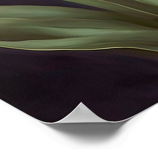 Paarse Tulpen Bloemenkunst Print Poster (Hoek)