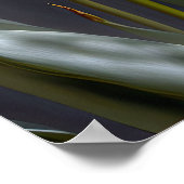 Paarse Tulpen Bloemenkunst Print Poster (Hoek)