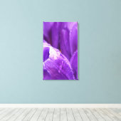 Paarse Tulpen Canvas Afdruk (Insitu (Houten vloer))