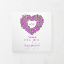 Paarse tulpen hartartikel toewijding bruiloft T