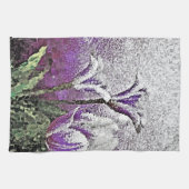 Paarse Tulpen - Kunstkeukenhanddoeken schilderen Theedoek (Horizontaal)