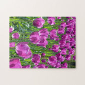 Paarse Tulpen Legpuzzel (Horizontaal)