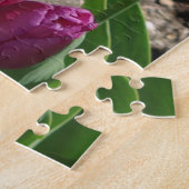 Paarse Tulpen Legpuzzel (Zijkant)