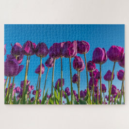 Paarse Tulpen Legpuzzel