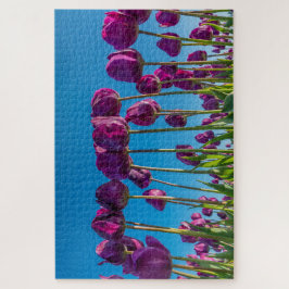 Paarse Tulpen Legpuzzel
