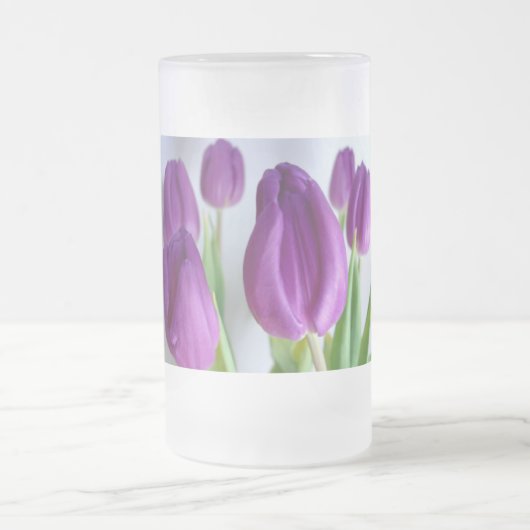 Paarse Tulpen Matglas Bierpul (Center)