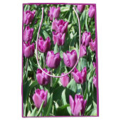 Paarse Tulpen Medium Cadeauzakje (Voorkant)