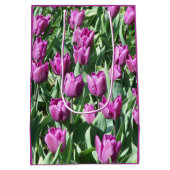 Paarse Tulpen Medium Cadeauzakje (Achterkant)