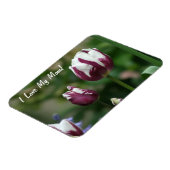 Paarse Tulpen Moeder Magneet (Linkerzijde)