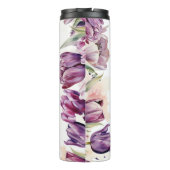 Paarse Tulpen Moeder Thermosbeker (Achterkant)