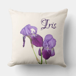 paarse tulpen naam Iris personal Kussen
